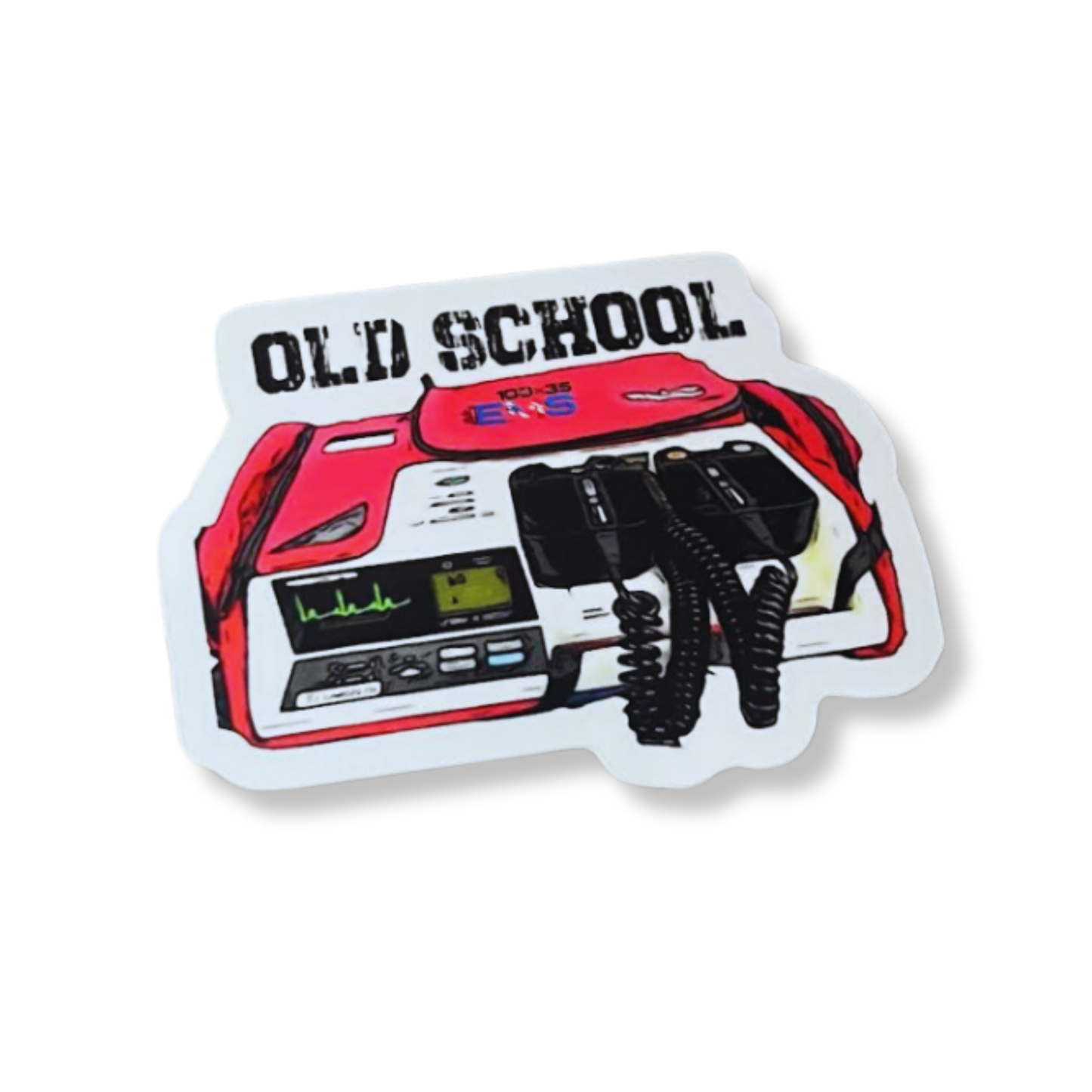 Set de (3) Stickers 100x35EMS "Old School"