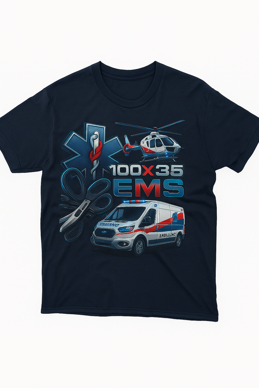 100x35EMS Crew T-Shirt – Drop 2.0 (PRE-VENTA)