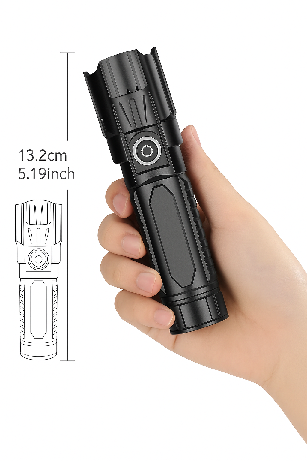 Linterna LED Táctica